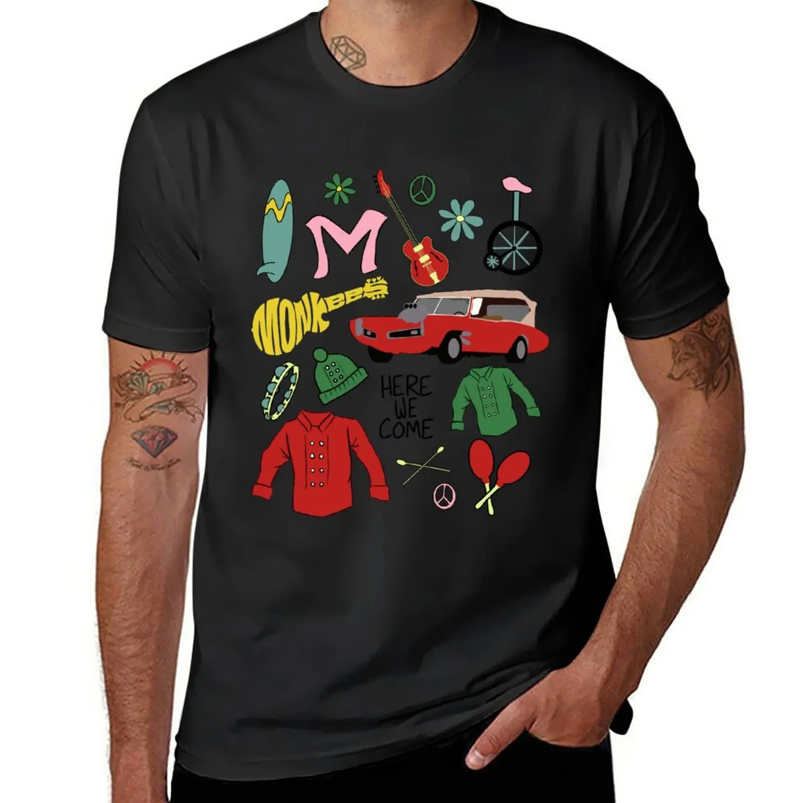 

New Monkee Doodles T-Shirt black t shirts quick drying shirt custom t shirts heavyweight t shirts for men