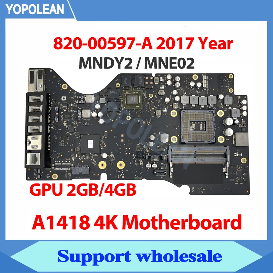 Fully Tested A1418 Motherboard 820-00597-A for iMac 4K A1418