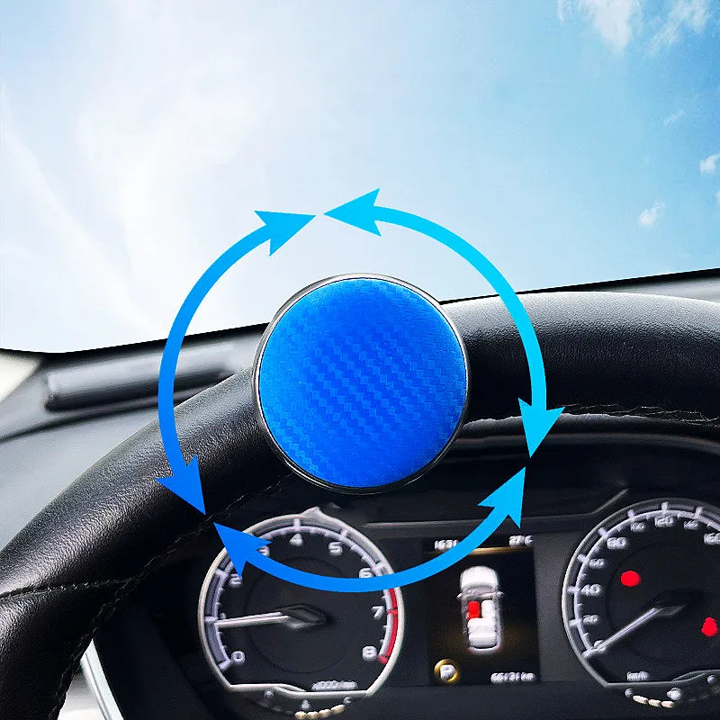 Car Universal Steering Wheel Booster Spinner Knob 360 % Rotation Turning Bearing Power Handle Ball Shaped Helper Hand Control Steering Wheel Knob Steering Wheel Booster Ball