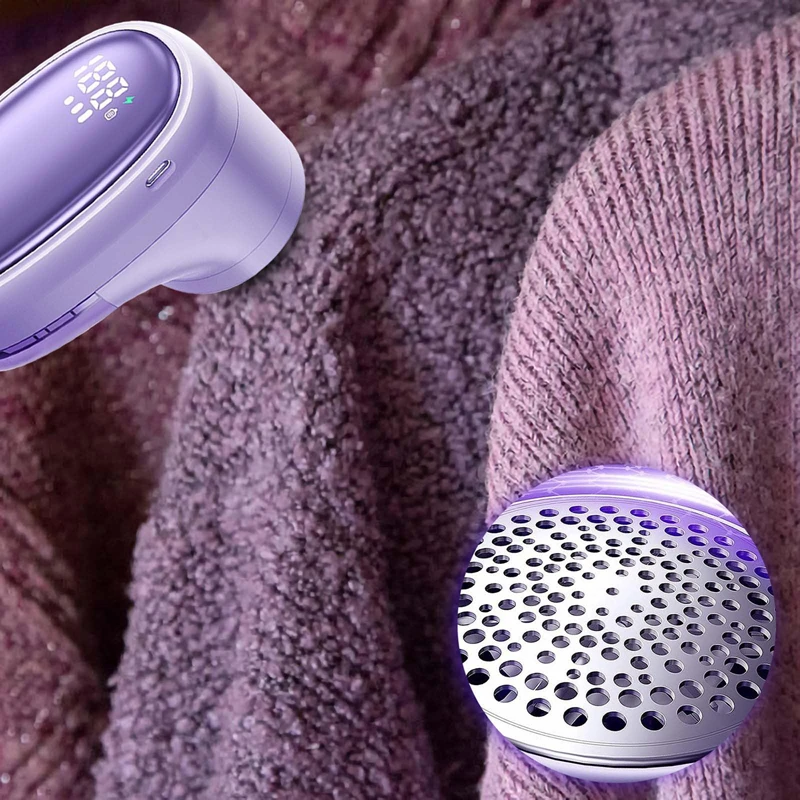 ? 의류 용 린트 리무버 LED 디지털 전기 펠렛 보풀 리무버 USB 충전식 퍼즈 패브릭 면도기 스웨터