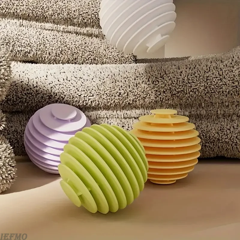 3/6pcs Reusable Anti-tangle Laundry Ball Anti-cloth Knotting Drum Washing Machine Stain Removal Cleaning Ball Dryer Balls Laundr