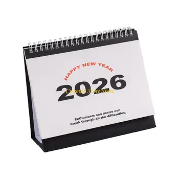 Calendario accademico da tavolo A3PC 2026 con rilegatura a doppia bobina, calendario mensile per pianificazione