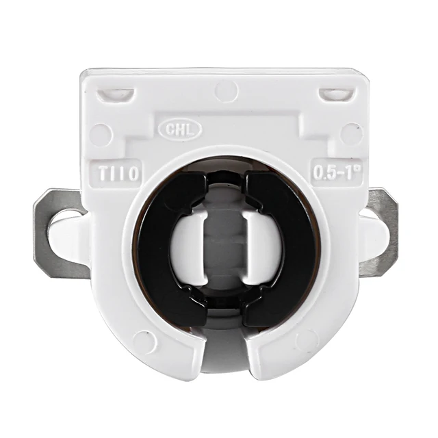 Uxcell 10-Pack T5 Fluorescent Light Holders – G5 Base Non-Shunted Tombstone Sockets, AC 500V