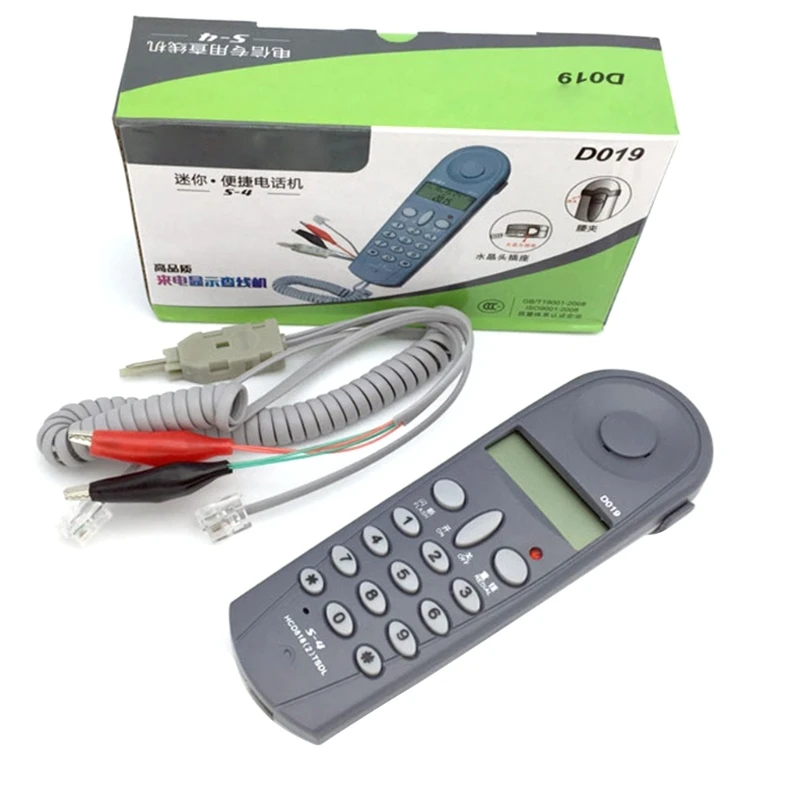 

Test Telephone Set Corded Phone with LCD Caller Display Home Offices Telephone
