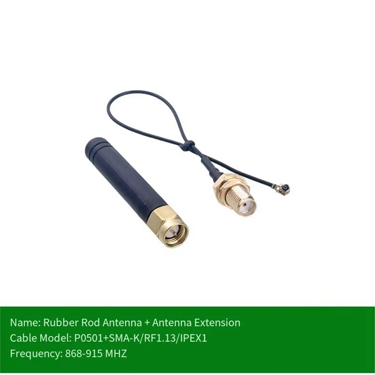 L77A 2PCS 868Mhz-915MHz Meshtastic LoRa 안테나(I-P-E-X1-SMA 커넥터 포함) Lora 보드 Lora32 V4 WiFi Lora32용