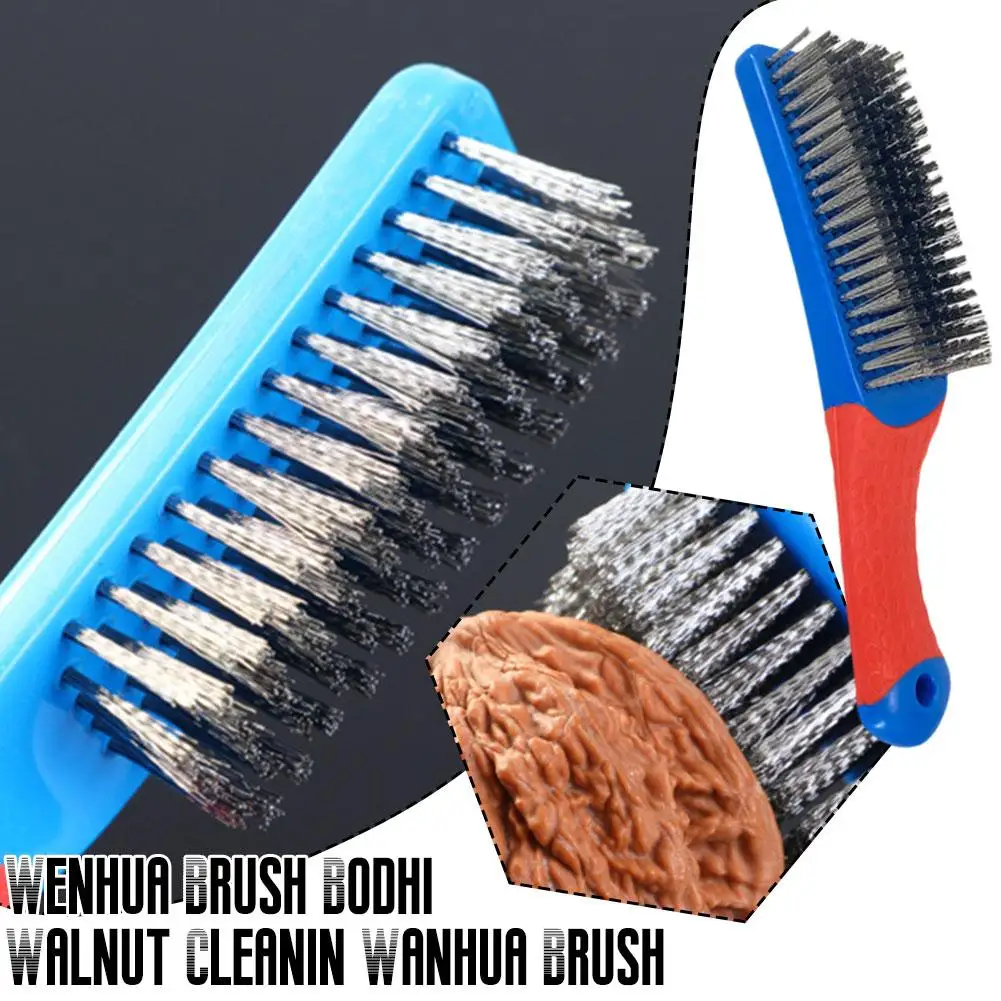 Durable Stainless Steel Wire Brush with Ergonomic Handle - Ideal
