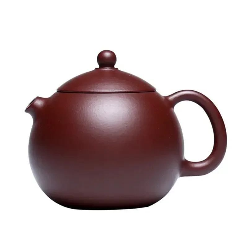 

200ml Yixing Raw Ore Purple Clay Tea Pot Tradition Dragon Egg Beauty Teapot Handmade Ball Hole Filter Kettle Tea Accessories