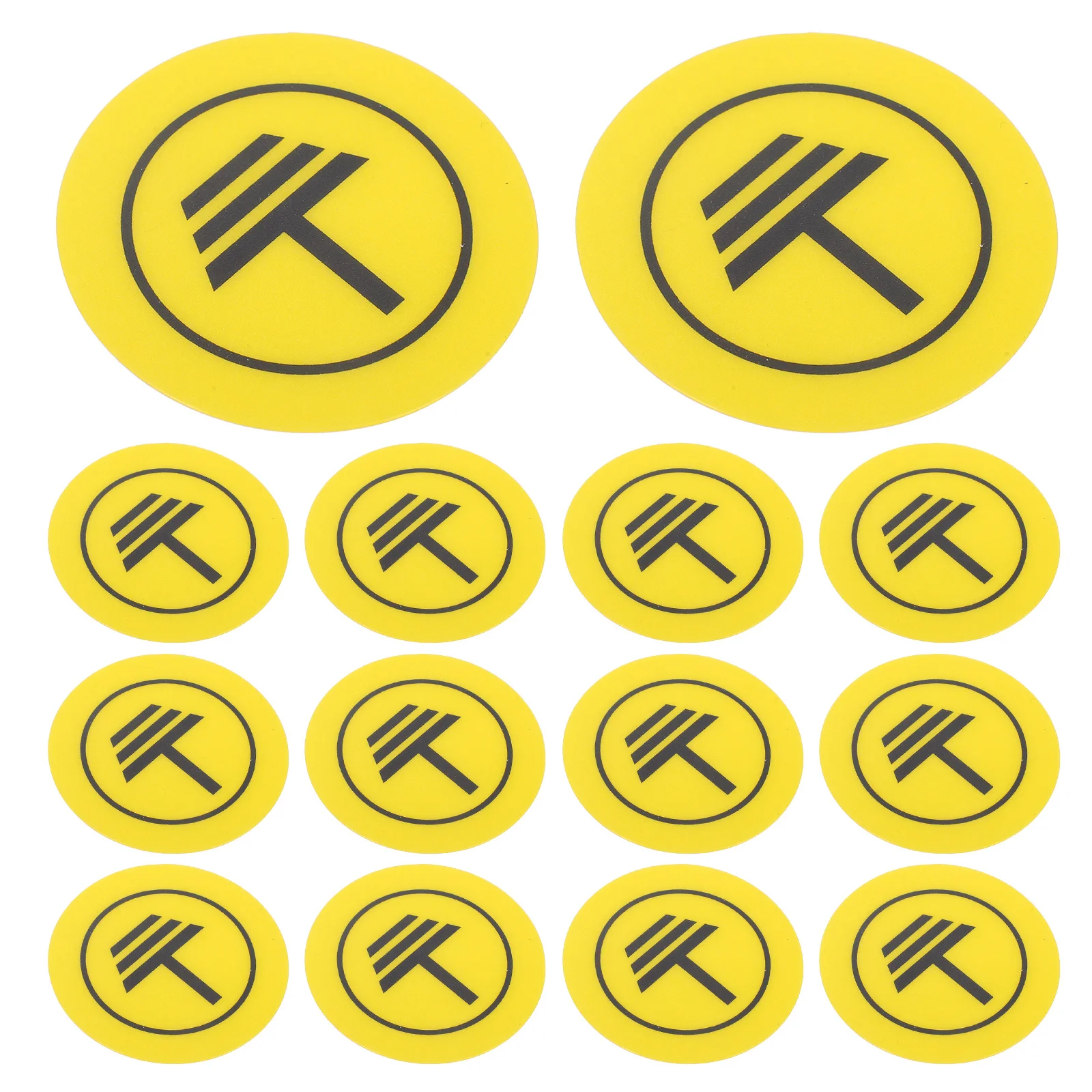 50 Pcs Grounding Alert Signs Electric Warning Signs Wire Tags Labels Traffic Signal Roadway Safety Power Cord Monitor Grounding