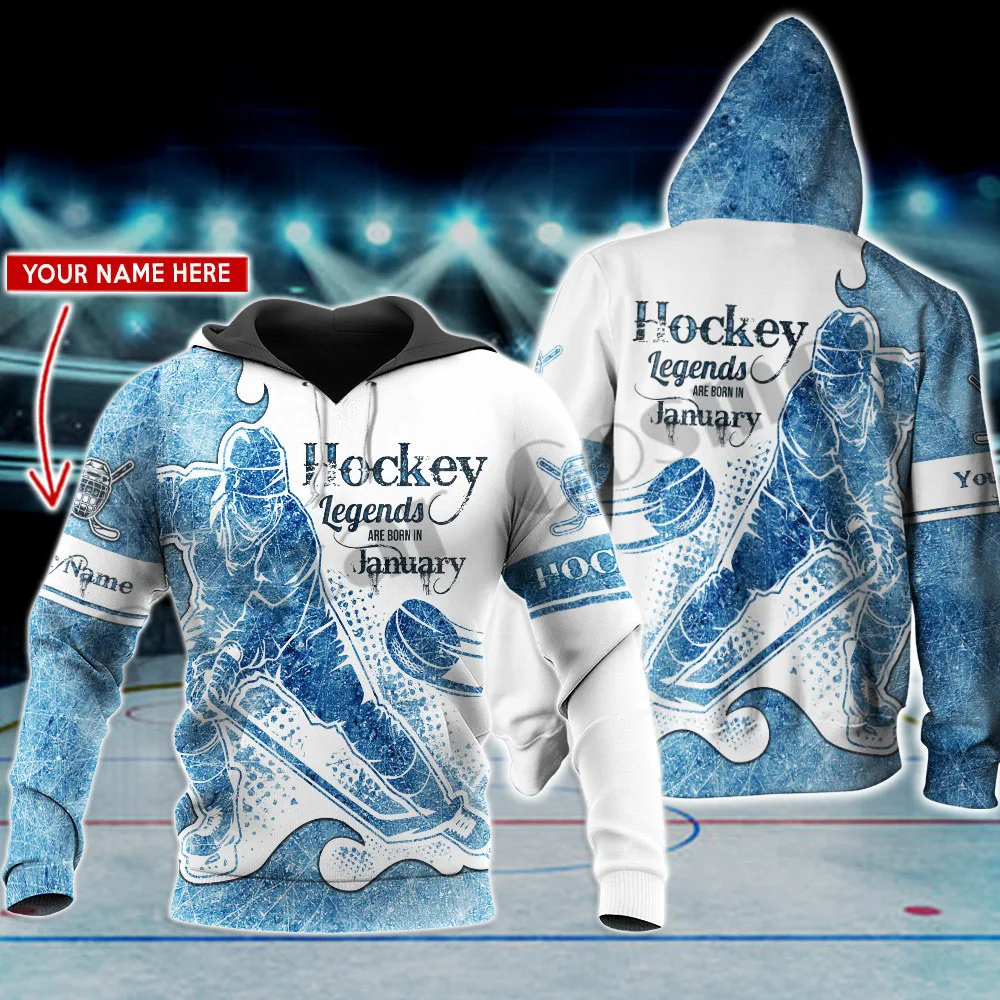 Plstar Cosmos Newest 3dprint Hockey Custom Name&number Funny Harajuku