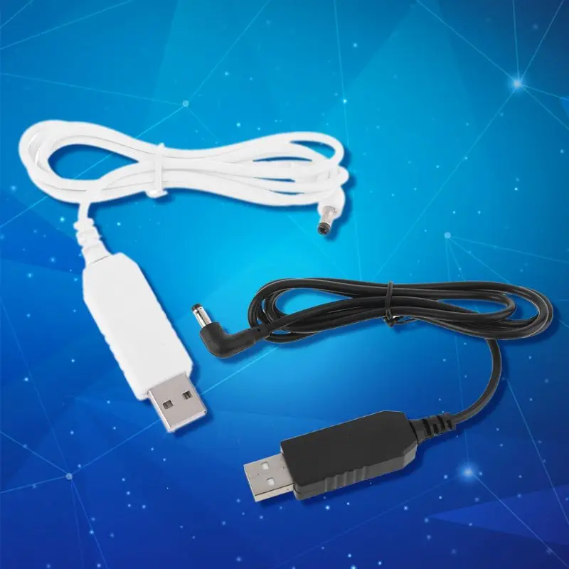 90 Degree USB 5 to 12V 4.0x1.7mm Power Supply Cable for Tmall for Smart Bluetooth Speaker Echo Dot 3rd Router LED St K1KF