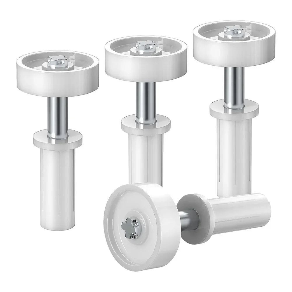 4pcs Bi-fold Door Top Guide Wheels For Closets Pantries Laundry Rooms