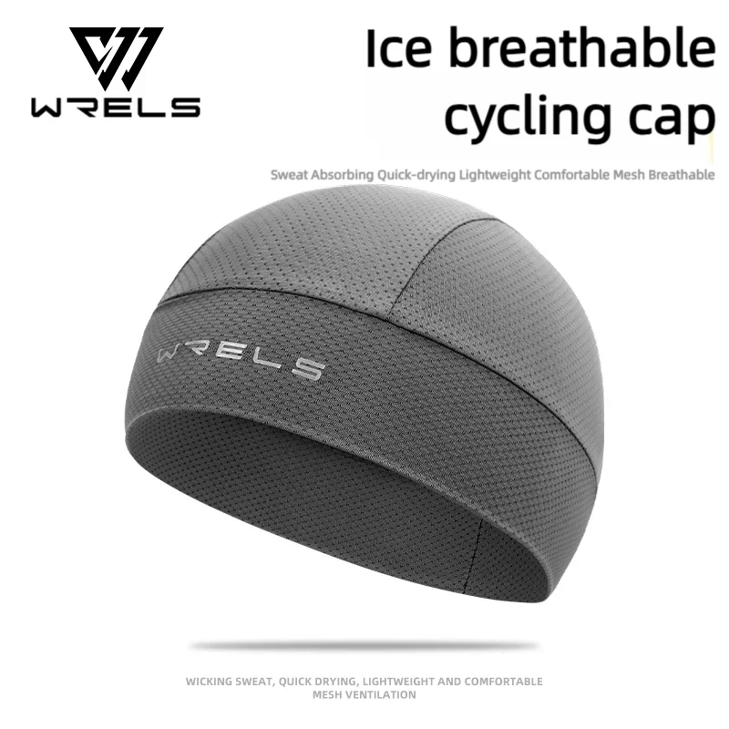 WRELS Skull Cap Quick Dry Breathable Moisture Wicking Sports Cold Cap Absorbent Breathable Hat Under Helmets Thin Z-WRS-MZ0323