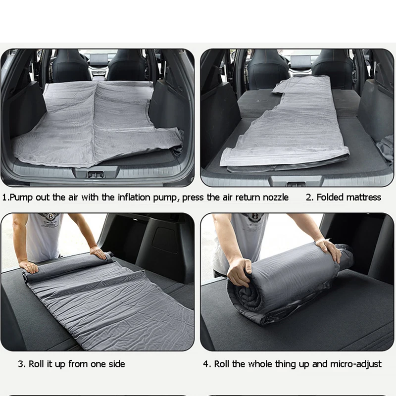 Car Travel Bed For BYD Tang DMi EV Inflatable Air Mattress with Air Pump Self-driving Tour Bed SUV Outdoor Camping Sleeping Mat