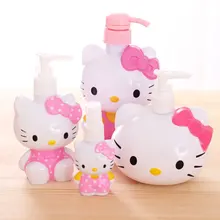 

Kawaii Anime Sanrioed HelloKittys Series Cute Cartoon Travel Press Type Sub-Bottling Hand Sanitizer Bottle Girls Gift