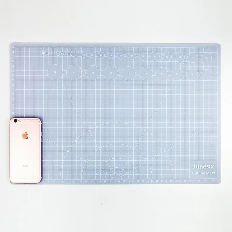 대형 A3 반투명 PVC 양면 셀프 힐링 커팅 매트, 아트 조각 패치워크 패드, 고무 커터 도구, 조각 보드 