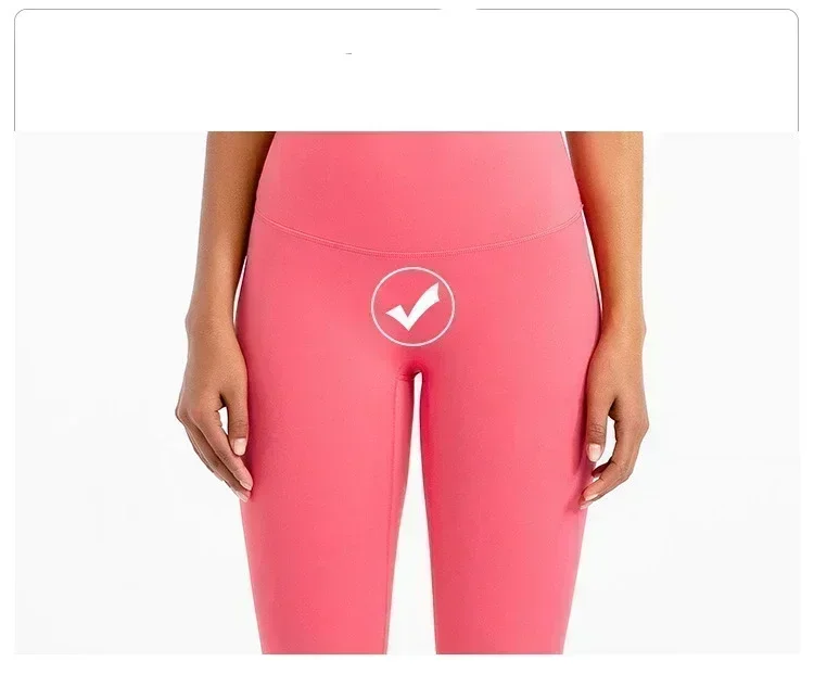 Lemon Align Ultra Soft  Women High Waist Yoga Pants No Front Seam Line Sport Stretch Gym Workout Leggings Athletic Trousers