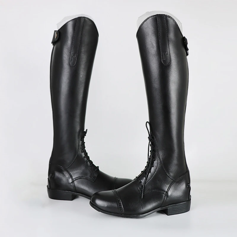 Aoud Horse Riding Boots Cow Leather Dressage Jumping boots Equestrian Boots Unisex Halters Customized Horse Riding Equipment 3