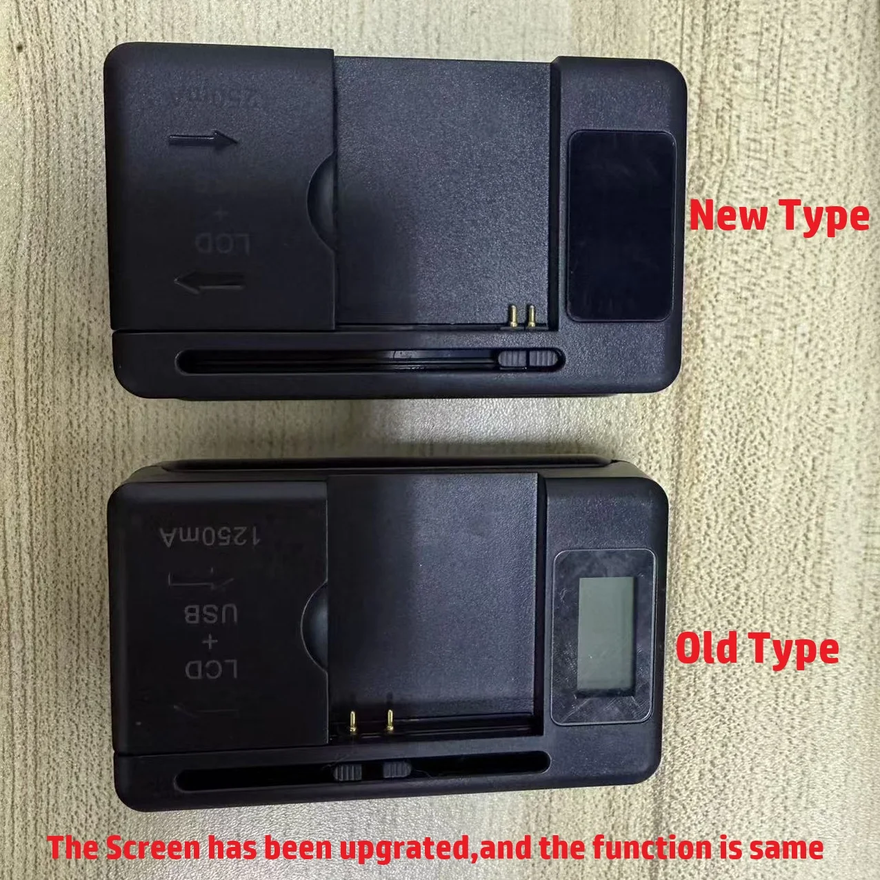 Mobile Battery Charger Universal LCD Indicator Screen USB-Port For Cell Phone Chargers 32-55mm Battery Charging US UK EU Plug