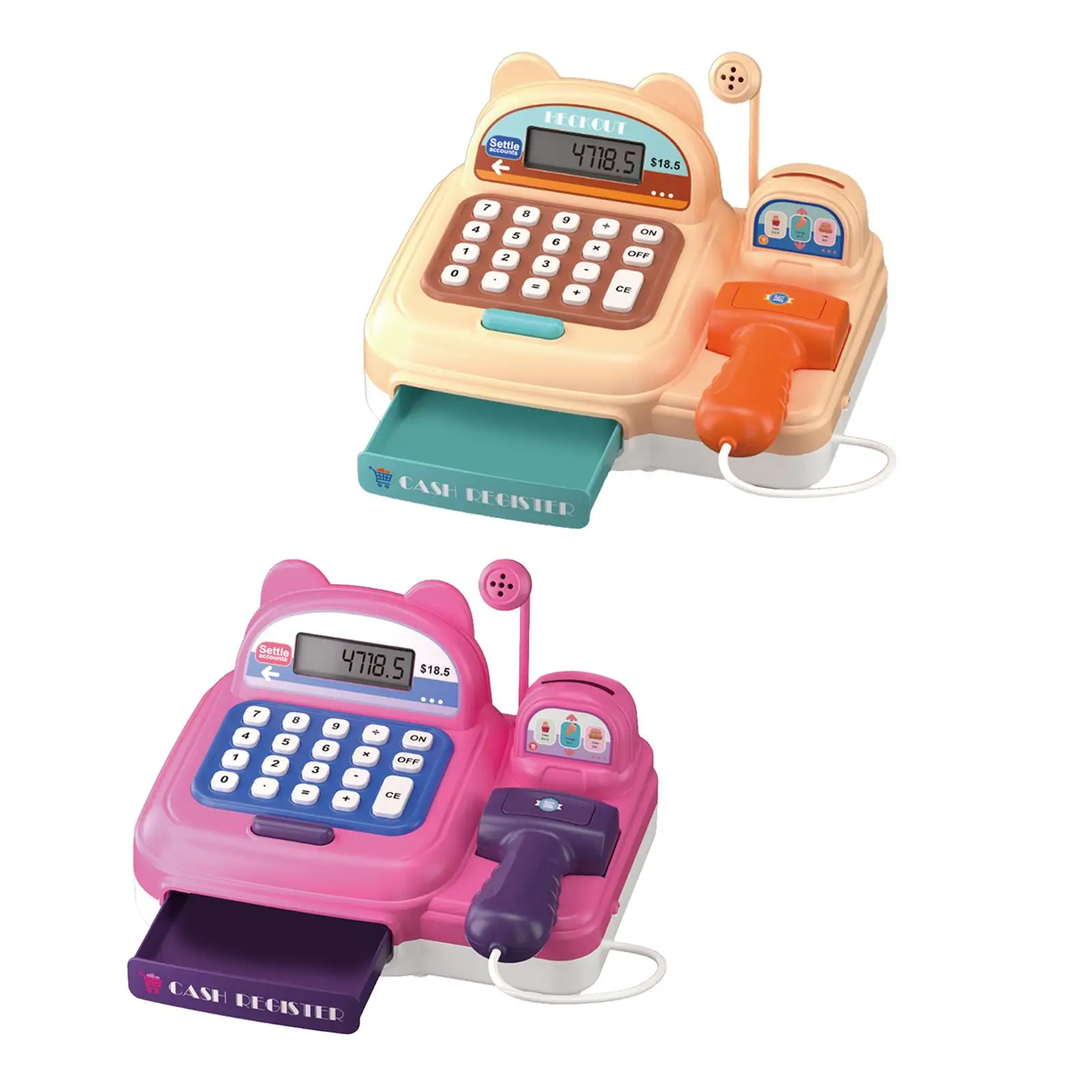 Children`supermarket Store Toys Cash Register Preschool Kids Valentines Gifts for Girls Ages 3 4 5 6 7 Kids Baby Holiday Gifts