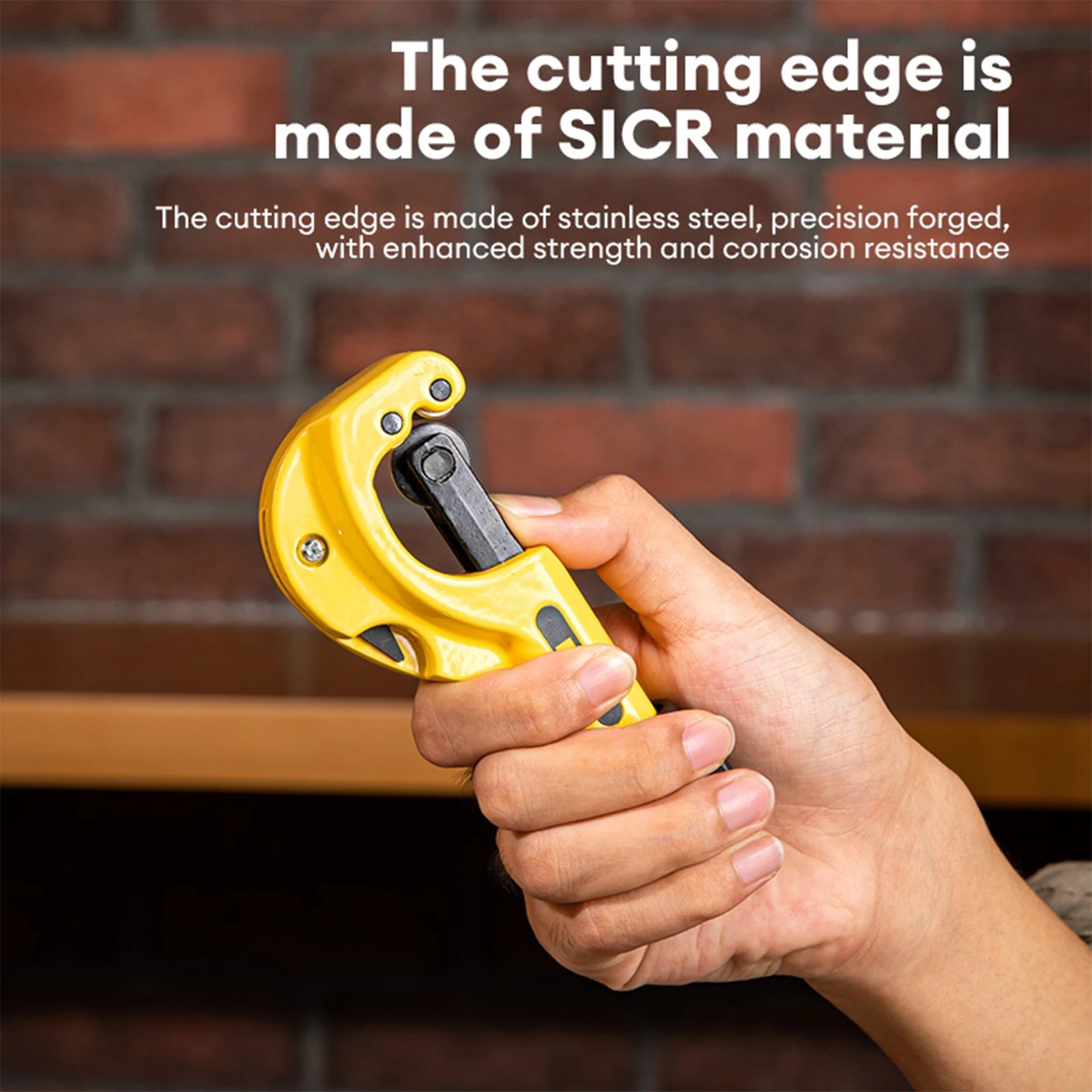 Deli Pipe Cutter, 6-70mm Tubing Cutter, PVC Pipe Cutter Heavy Duty Conduit Cutter for Thin Copper PVC Aluminum Pipes Brass Pipe 3