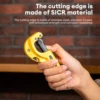 Deli Pipe Cutter, 6-70mm Tubing Cutter, PVC Pipe Cutter Heavy Duty Conduit Cutter for Thin Copper PVC Aluminum Pipes Brass Pipe 3