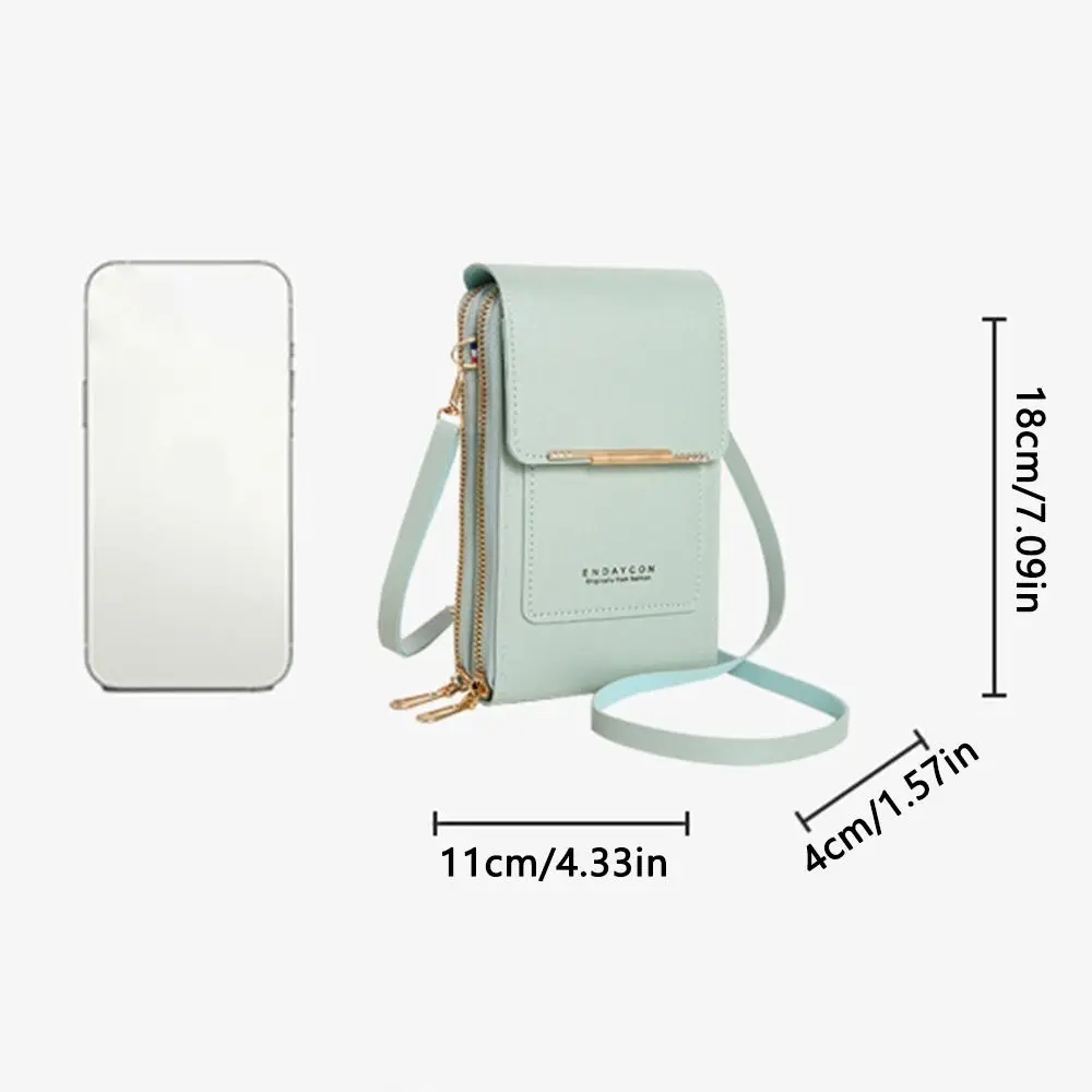 High Quality Women Travel Handbag Crossbody Bags Touch Screen Phone Bag RFID Anti Theft Purse