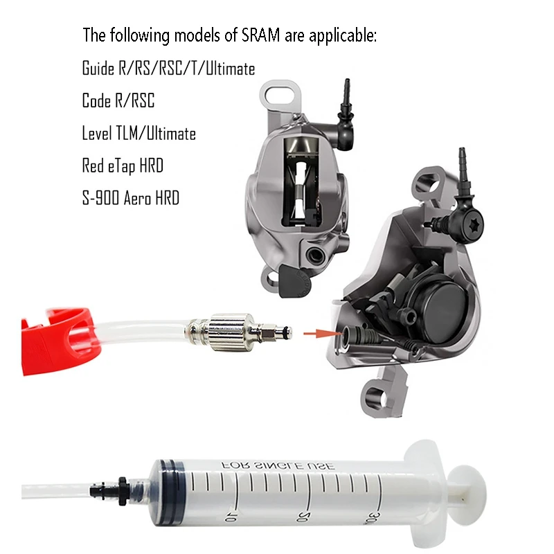 New Oil Disc Brake Bleed Kit Tool Oil Filling Joint for SRAM S4 EDGE Sram Brake Bleed Kit