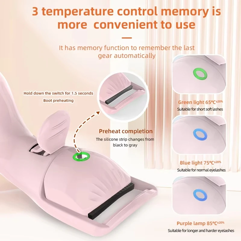 Type-C 고속 충전 기능을 갖춘 전기 속눈썹 컬러 AJAS