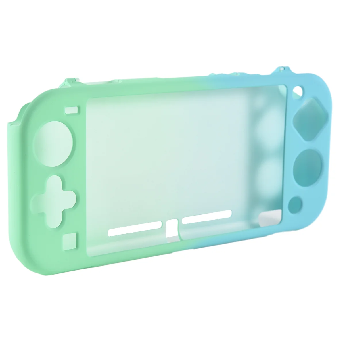 for Nintendo Switch Lite Protective Case Colorful Cover Blue-Green_OFSS