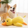 S381f4b9265b240b4a15f0fc5fe56b630v.png Cute dog Toy Stomping Duck Bite Resistant Grinding Teeth Cleaning Large Dog Interactive Entertainment Puppy Boredom Plush Toy