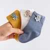 3 Pairs Baby Socks Newborn Baby Boy Girls 0-3 Years Kids Soft Cotton Cartoon Animal Children's Socks for Girls 2