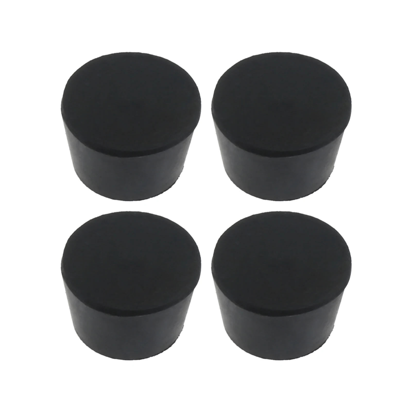 12 Pieds Caoutchouc Amortisseurs Uxcell - Noir D27x21xH18mm