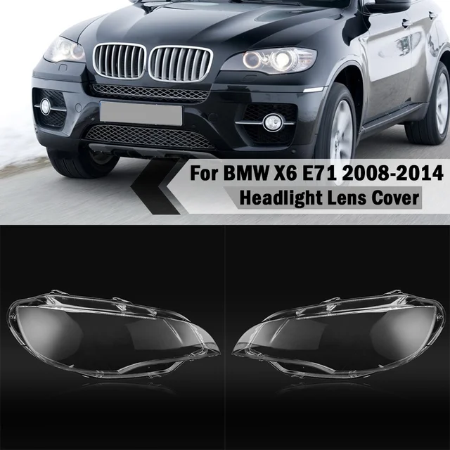 For BMW X6 E71 2008-2014 Car Front Headlight Shell Headlamps