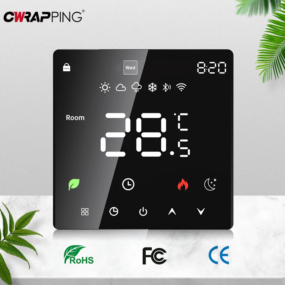 Tuya Smart Thermostat WiFi Temp Control for Home Balcony Living Room Floor Heater Smart Temperature System Accurate Regulation