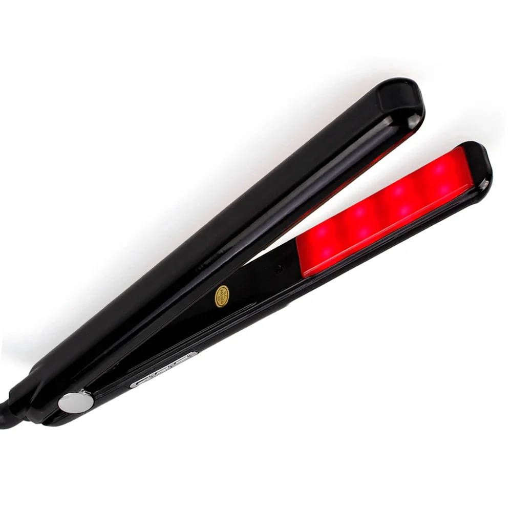 Hair Straightener Infrared and Ultrasonic Profession Cold Hair Care Iron Treatment for Frizzy Dry Recovers Damage Flat Irons hair straightener hair styler