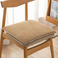 Plush Thicken Soft Cushion Square Home Dining Chair Mat Four Seasons Office Classroom Chair Cushion Simple Non-slip Stool Pad 2