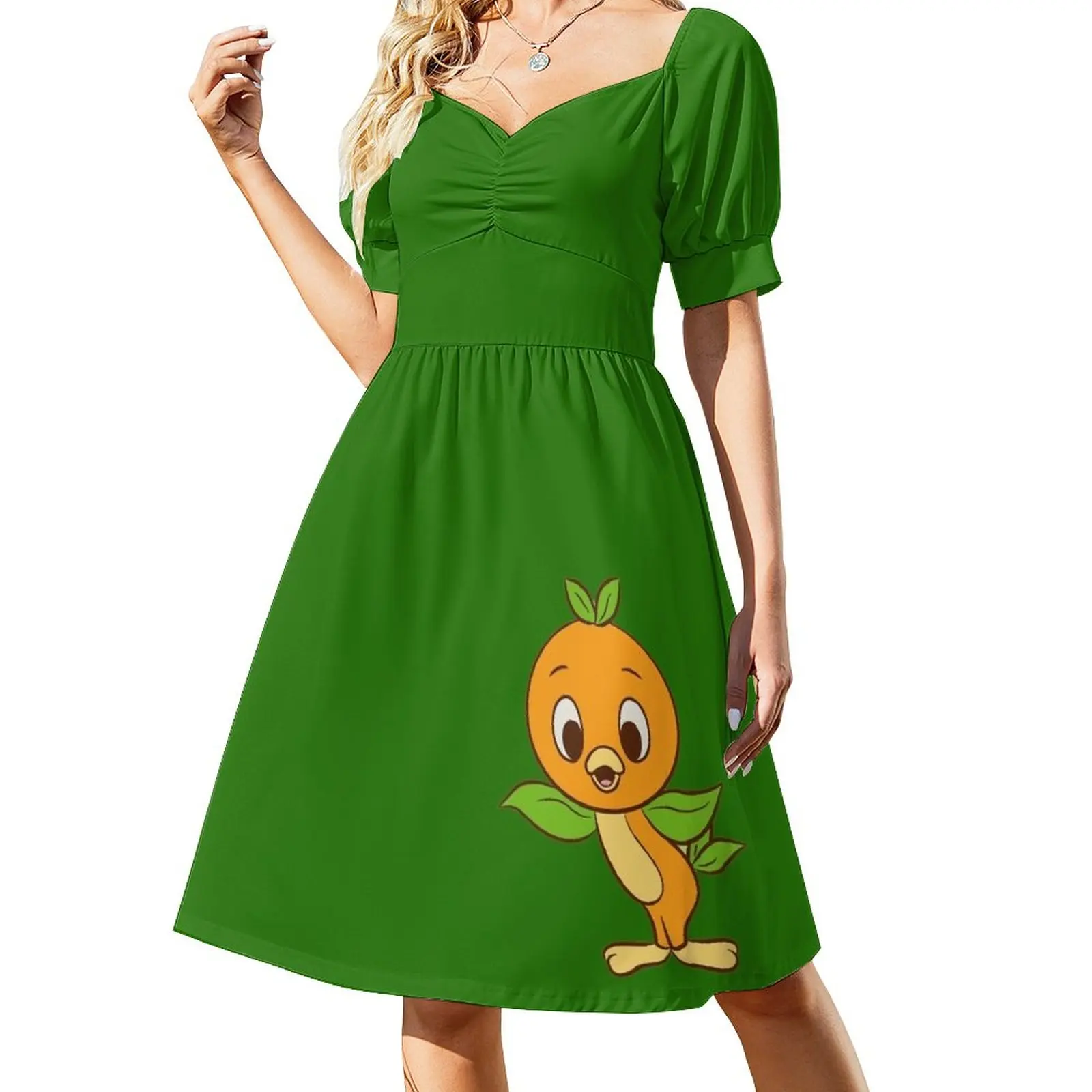 

Sweet Orange Bird Dress Dress for pregnant women Clothing female dresses for women women clothes