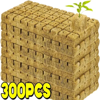 Bouchons de démarrage en laine de roche, éponge de plantation, bloc de semis, coupe hydroponique, Cube multimédia, Pot de pépinière, serre, fournitures de jardin 1