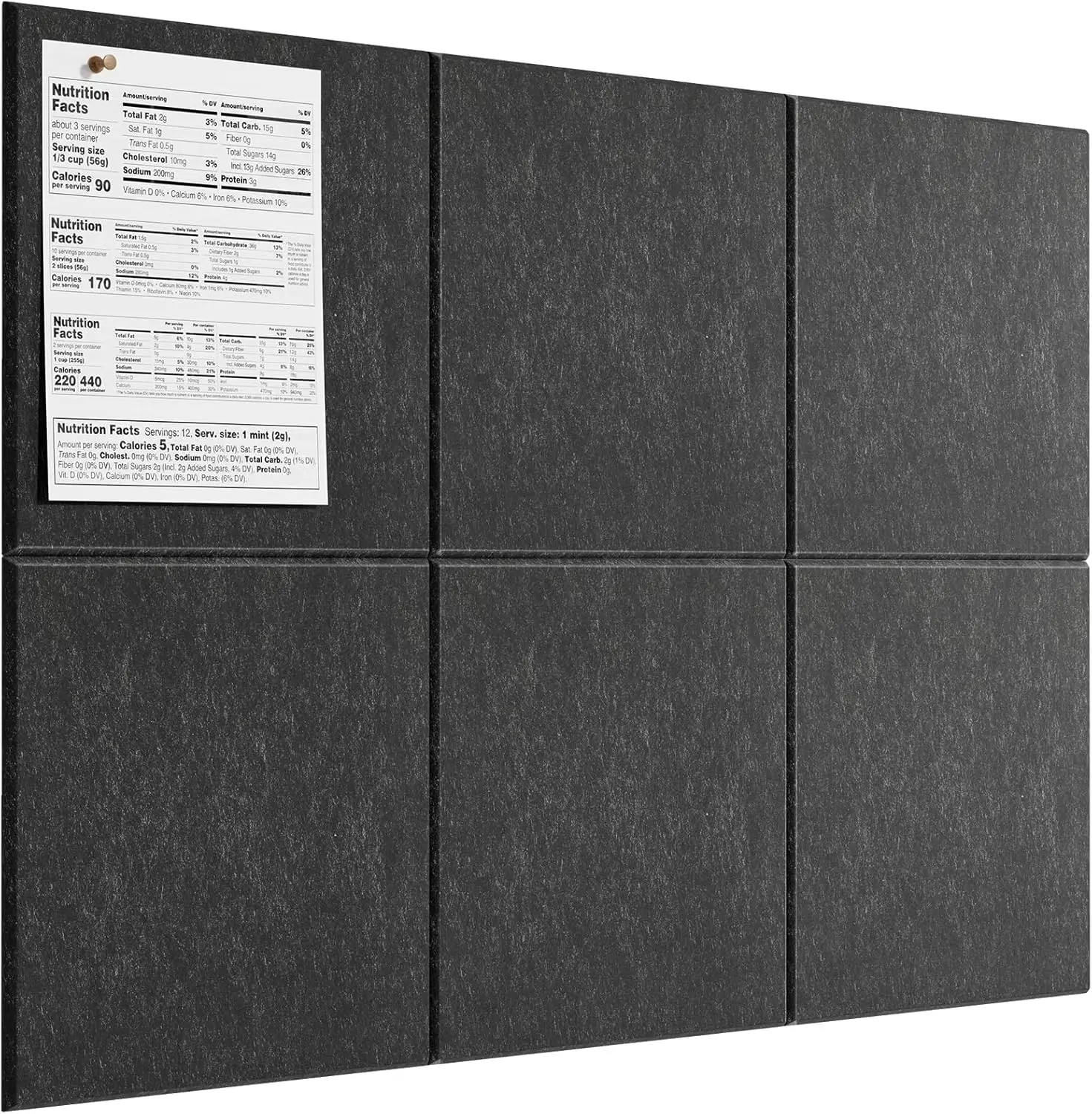 Große Filz-Pinnwand Als Korktafel-Alternative – 12 Stück, 30x30 Cm – Schalldämmend & Wandschonend