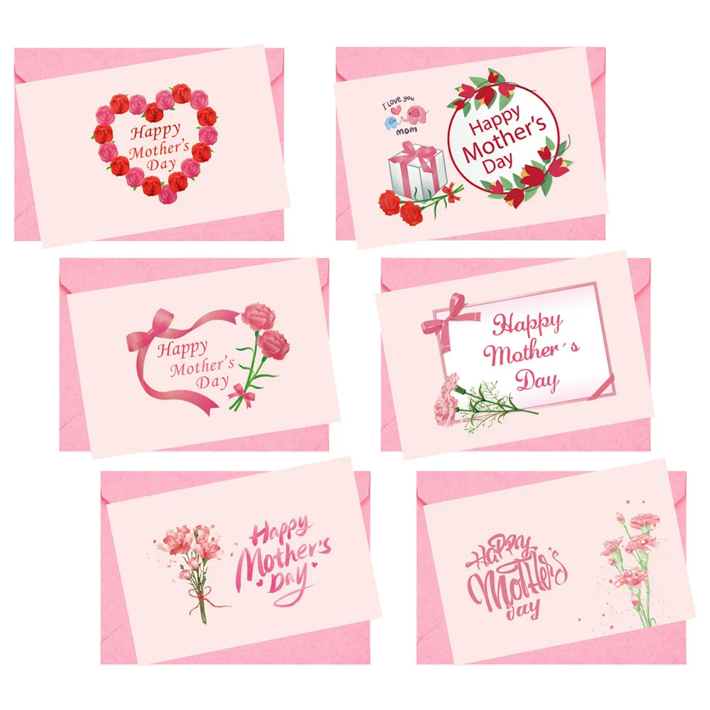 

Mother's Day Card Greeting Cards Small Thank Accessories Wedding Postcards Stickers Birthday You