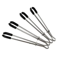 1 Paar Edelstahl-Metall-Nippelklemmen, Brustklammern, BDSM-Fesseln, Spiele für Erwachsene, Spielzeug für Paare, Flirt-Sexspielzeug für Frauen 6