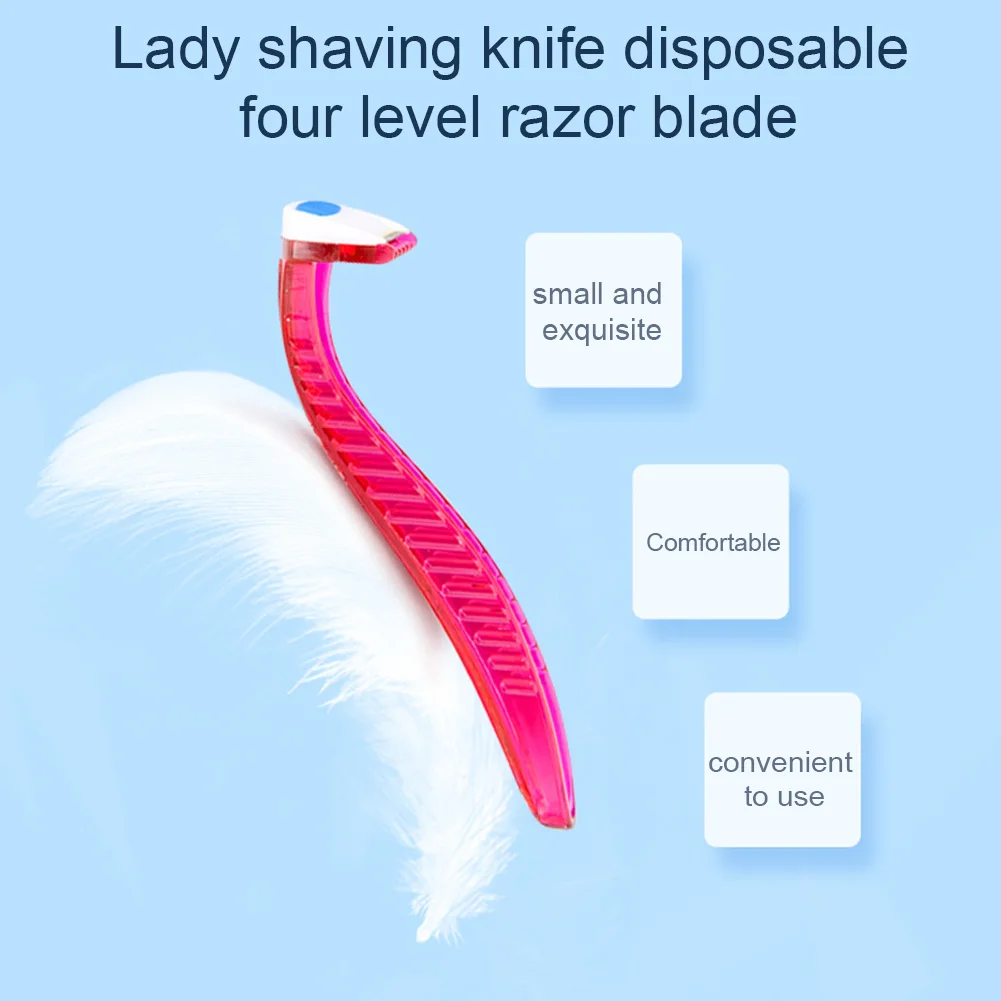 3pcs Portable Disposable Woman Bikini Hair Remover Razor Shaver Trimmer
