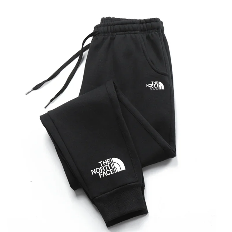 Fashion printed men's pants fall/winter new sports jogging pants fitness loose fitting clothes solid color clothes street casual pants sports pants casual sports pants printed pants
