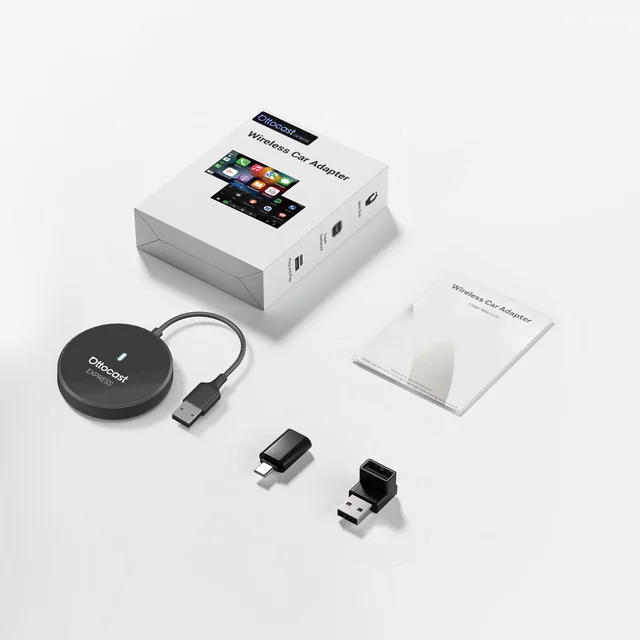 Ottocast New Mirror Touch Wireless CarPlay Adapter Bi-Mirroring Bi