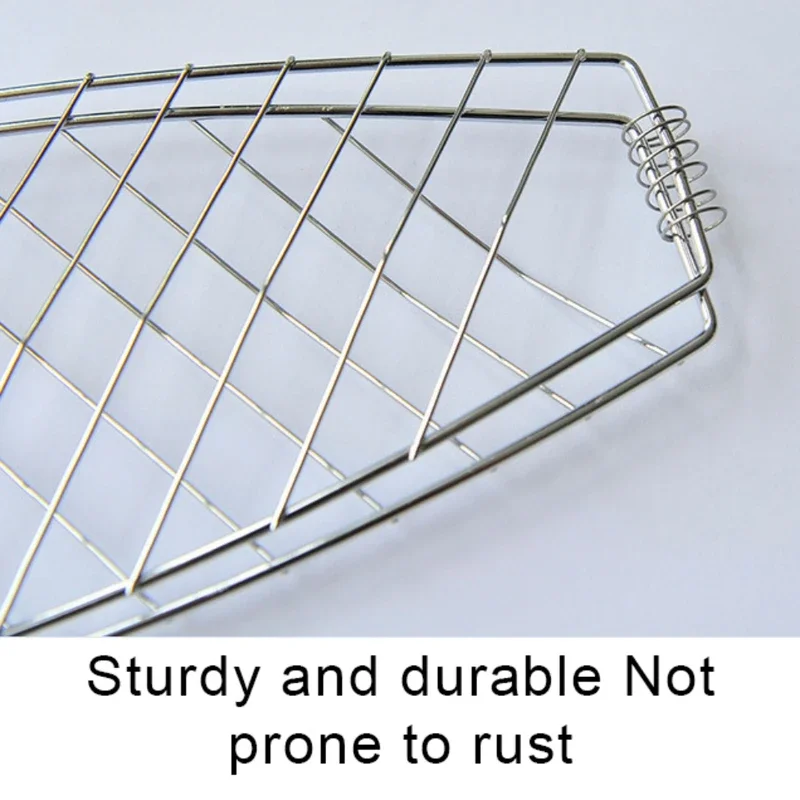 Outdoor BBQ Fish Roasting Grilling Basket Vegetable With DIY Folding Handle Flexible Nonstick Barbecue Tool Portable Burger Mes