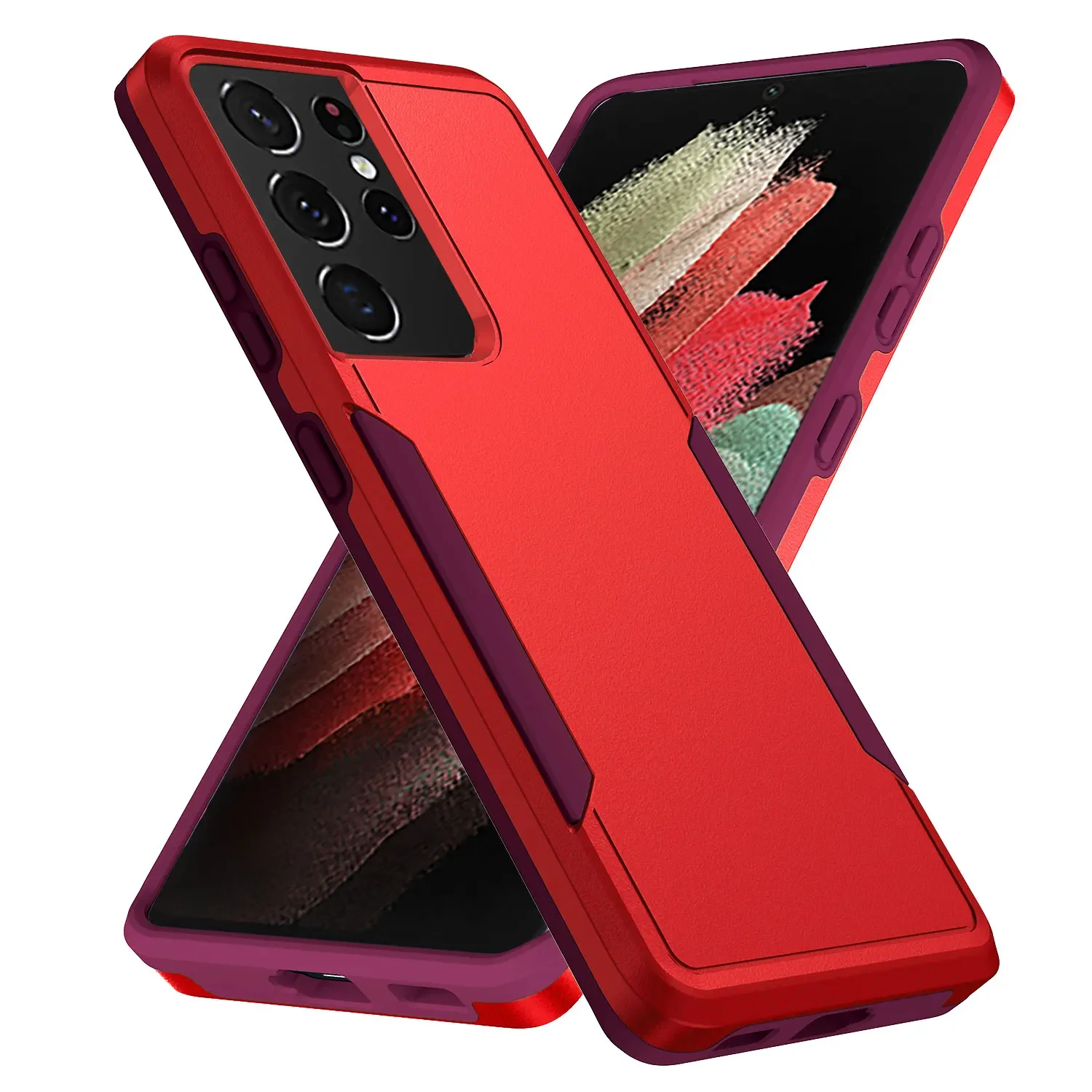Rugged Shockproof Phone Case with Heavy Armor Protection