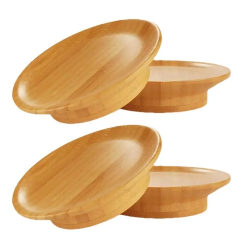 4pcs Charcuterie Boards Wooden Cheese Board Set Deli Plate Table Top Wine Glass Cup Topper Serving Tray For Party Home Household