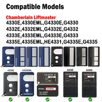 For LiftMaster CHAMBERLAIN 4333E 4330E 4332E 4335E 4332EML 4330EML 4333EML 4335EML 433.92MHz Remote Control Garage Door Opener 2