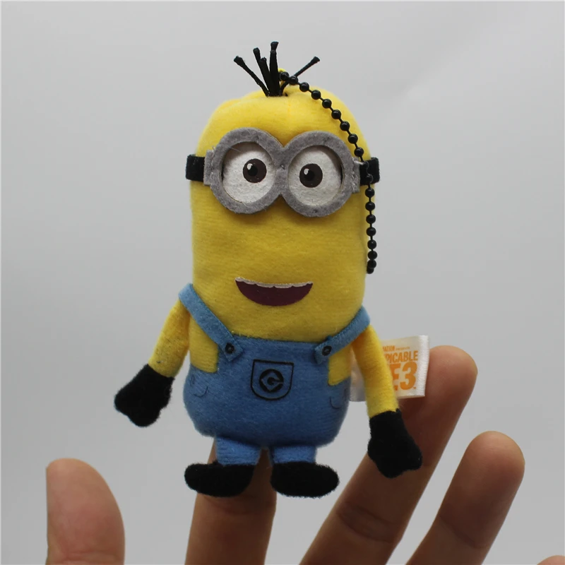 子供のためのミニオンズキーホルダー,ケーブ,かわいいペンダント,車の