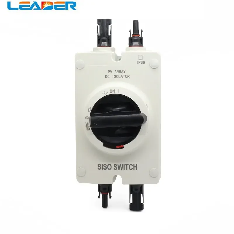 Venda Quente Solar Elétrica dc Isolador Interruptor com Pares Conectores pv para Energia Solar Systemsolar de Alta Qualidade Peças Lote